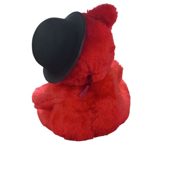 عروسک مدل خرس کلاهدار ارتفاع 20 سانتی متر