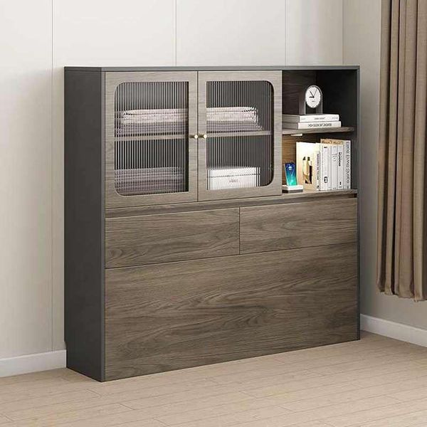 تخت خواب یک نفره مدل ویترین دار سایز 120×200 سانتی متر
