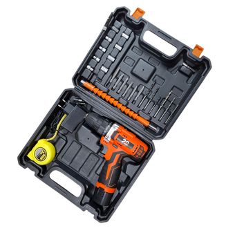 دریل پیچ گوشتی شارژی بیست مدل PM20 مجموعه 29 عددی