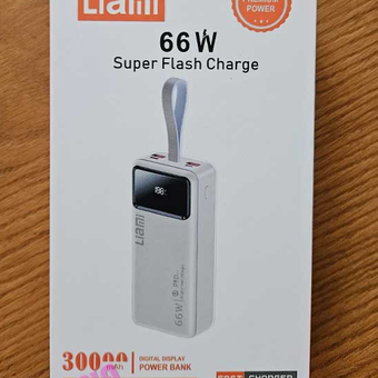پاوربانک سوپر فست 30000 میلی آمپر PD مدل LM-7030 (اورجینال)
