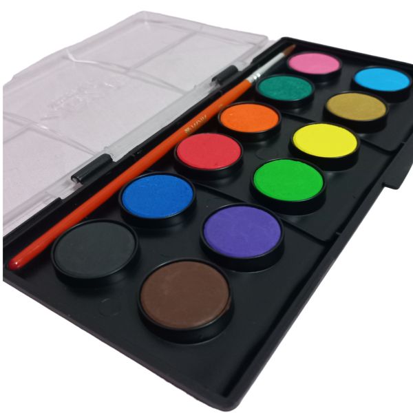 آبرنگ 12 رنگ آریا مدل 01