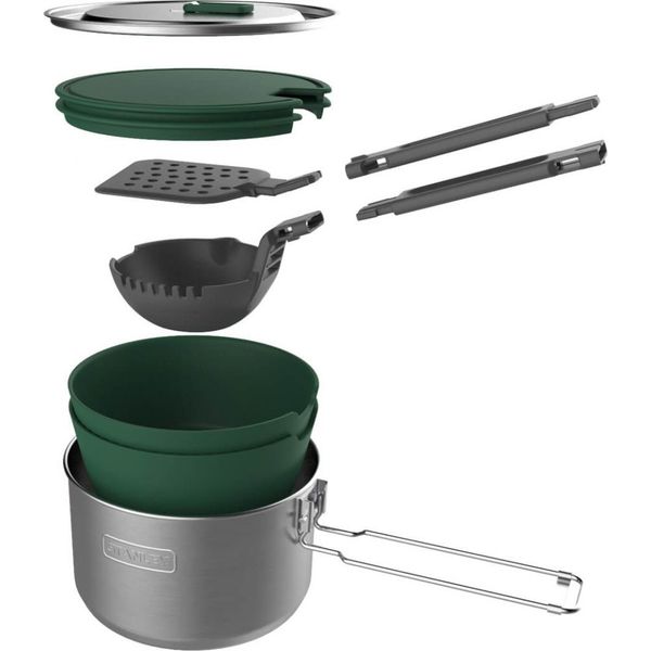 مجموعه ظروف سفری استنلی مدل Two Bowl Cook Set