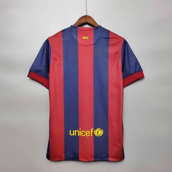 ست تی‌شرت و شلوارک ورزشی مردانه مدل بارسلونا Home 2015