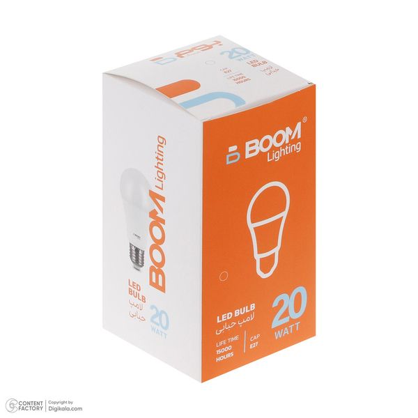 لامپ ال ای دی 20 وات مدل حبابی پایه E27