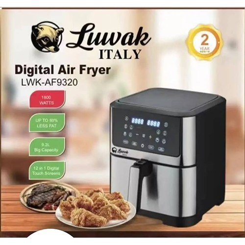 سرخ کن بدون روغن لواک مدل AF9320 - گارانتی 18 ماهه می سرویس + اعتبار دیجی پی