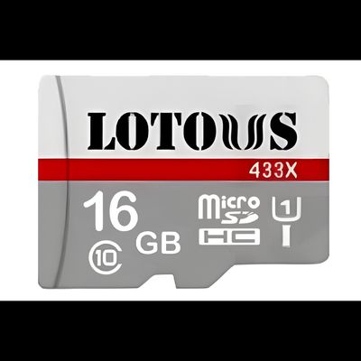 کارت حافظه لوتوس microSDHC با ظرفیت 16 گیگابایت مدل 433X کلاس 10