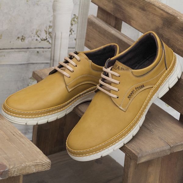 کفش مردانه مدل CLASSIC کد 01 رنگ خردلی