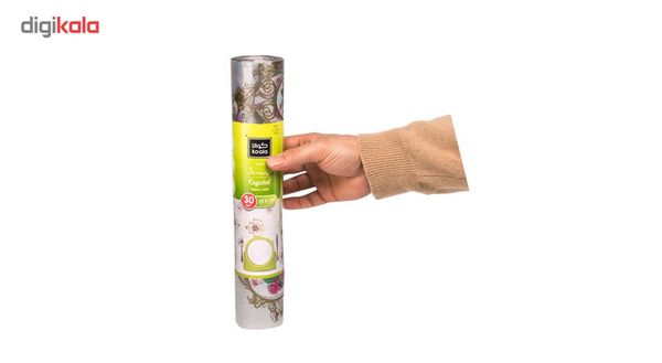 سفره یکبار مصرف کوالا مدل کریستال رول 25 متری