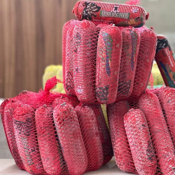 سوسیس سگ بالغ ابیش مدل گوشت وزن 1 کیلوگرم