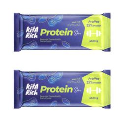 پروتئین بار بادام زمینی کیتاریچ 45 گرم - بسته 2 عددی