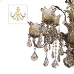 کریستال آویز لوستر کد LA208-T2.5 بسته 7 عددی