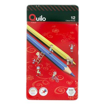 مداد رنگی 12 رنگ کوییلو مدل 12C - 4 Plus
