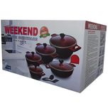 سرویس قابلمه 14 پارچه ویکند مدل New Flower