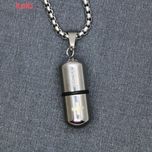 گردنبند مردانه طرح کپسول عشق کد gd02*696