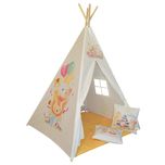 چادر بازی کودک مدل سرخپوستی طرح حیوانات کد PT50