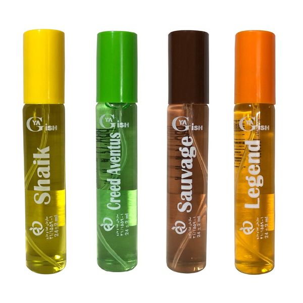 عطر جیبی مردانه یاغیش مدل CK05 حجم 24 میلی لیتر مجموعه 4 عددی