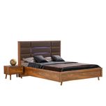 تخت خواب دو نفره مدل 2120 سایز 160×200  سانتی متر به همراه پاتختی