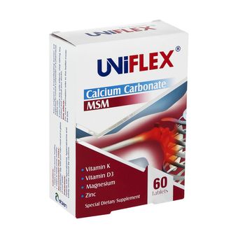 قرص یونی فلکس ام اس ام لیبرتی سوییس بسته 60 عددی