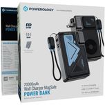 پاوربانک و شارژر دیواری Powerology مدل Wall Charger MagSafe ظرفیت 20000mAh- کد شناسه محصول:GL-1001