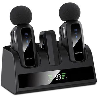 میکروفون گرین لاین میکروفون یقه‌ ای دو کاربره وایرلس گرین لاین Green Lion GM-89X Microphone 2 in 1 Noise Cancellation