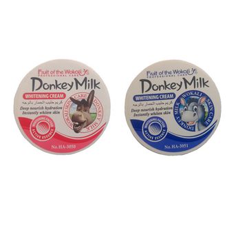 کرم روشن کننده شیر الاغ وکالی مدل Skin Care حجم 115میلی لیتر بسته دو عددی