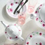 سرویس چینی 102 پارچه غذا خوری چینی زرین ایران سری ایتالیا اف مدل ویلیج درجه یک