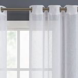 پرده تیکو دکو مدل کتان تور ساده سایز 140x230 سانتی متر