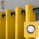 پرده نوین دکور سیلوانا مدل کتان کد 230 1 سایز 230 × 140 سانتی متر