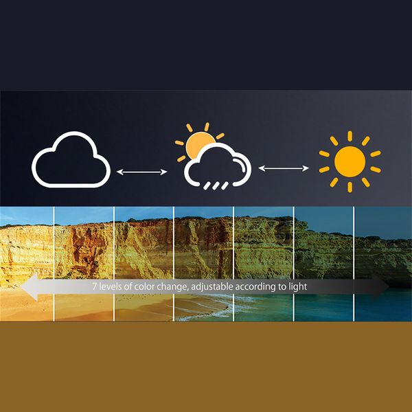 عینک آفتابی مردانه مدل دیجیتالی Adjustable 7 Level