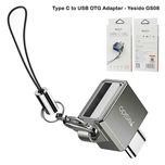 مبدل OTG USB-C به USB یسیدو مدل GS08 با گارانتی شرکتی