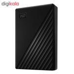 هارد اکسترنال وسترن دیجیتال مدل My Passport ظرفیت پنج ترابایت دارای رابط USB Type-A 3.2