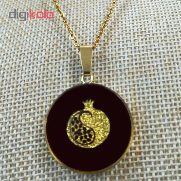 گردنبند زنانه طرح انار کد A 98122