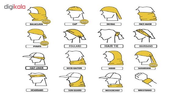 دستمال سر و گردن ویند اکستریم مدل Wdx D61