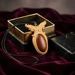 گردنبند چوبی مدل ناردانه