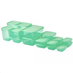 ظرف نگهدارنده ایکیا مدل pruta بسته 17 عددی
