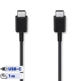 کابل تبدیل USB-C به USB-C سامسونگ مدل 1 متری - 2 آمپر  سرکارتنی اورجینال