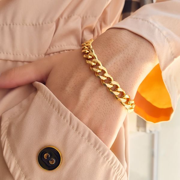 دستبند زنانه زد جی جولری مدل ساده زنجیری*780