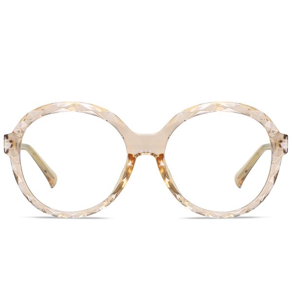 فریم عینک طبی گرد مدل TR3502C91-P03 مناسب برای صورت گرد و بیضی