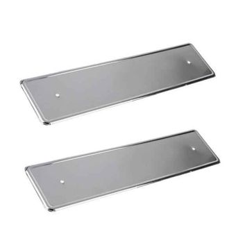 قاب پلاک خودرو استیل یک عددی