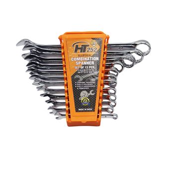 آچار یکسر تخت و یکسر رینگی اچ تی مدل YP-HT252-PPELEKANI مجموعه 12 عددی