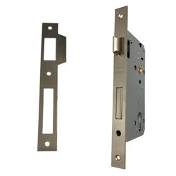 قفل در سوییچی کهن کد 7.5CM SS به همراه مقابل قفل