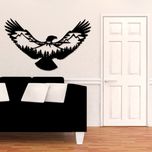 استیکر ناویا طرح عقاب مدل چوبی