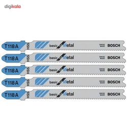 تیغ اره عمودبر فلز مدل T118A بسته 5 عددی
