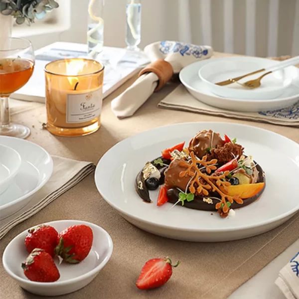 بشقاب میوه خوری زی مدل فرم اس مدل Zi 18