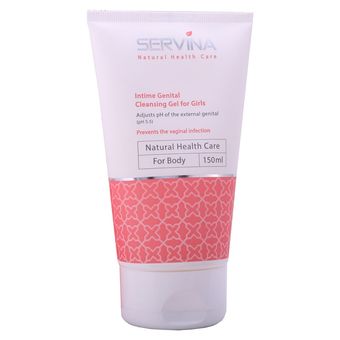 ژل بهداشتی دوشیزگان سروینا مدل Genital حجم 150میلی لیتر