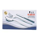 سرویس قاشق، چنگال و کارد استیل 146 پارچه 30 نفره کابان مدل 192