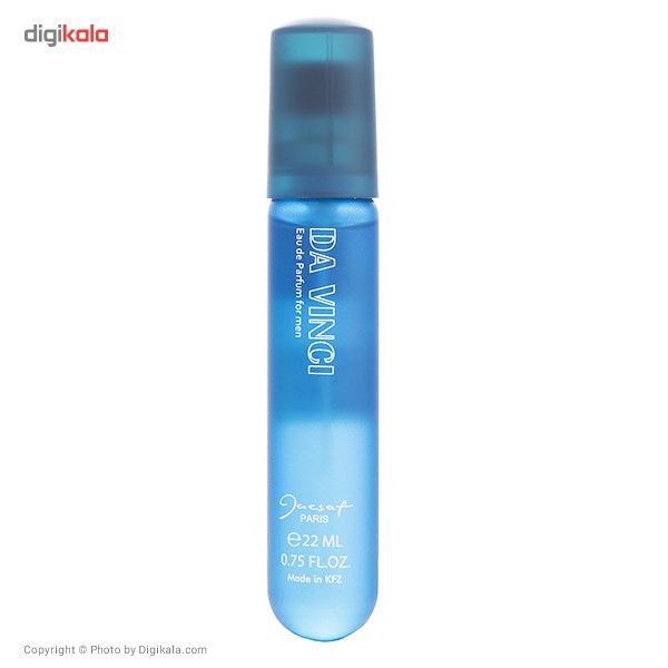 عطر جیبی مردانه ژک ساف مدل داوینچی Da Vinci حجم 22 میلی لیتر