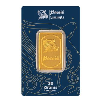 شمش طلا 24 عیار پارسیس مدل 020