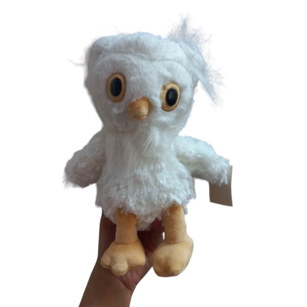 عروسک مدل جغد برفی ارتفاع 25 سانتی متر