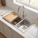 سینک ظرفشویی اخوان مدل 601S توکار